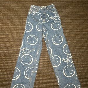 SMILEY x H&M Smile-Print Jeans